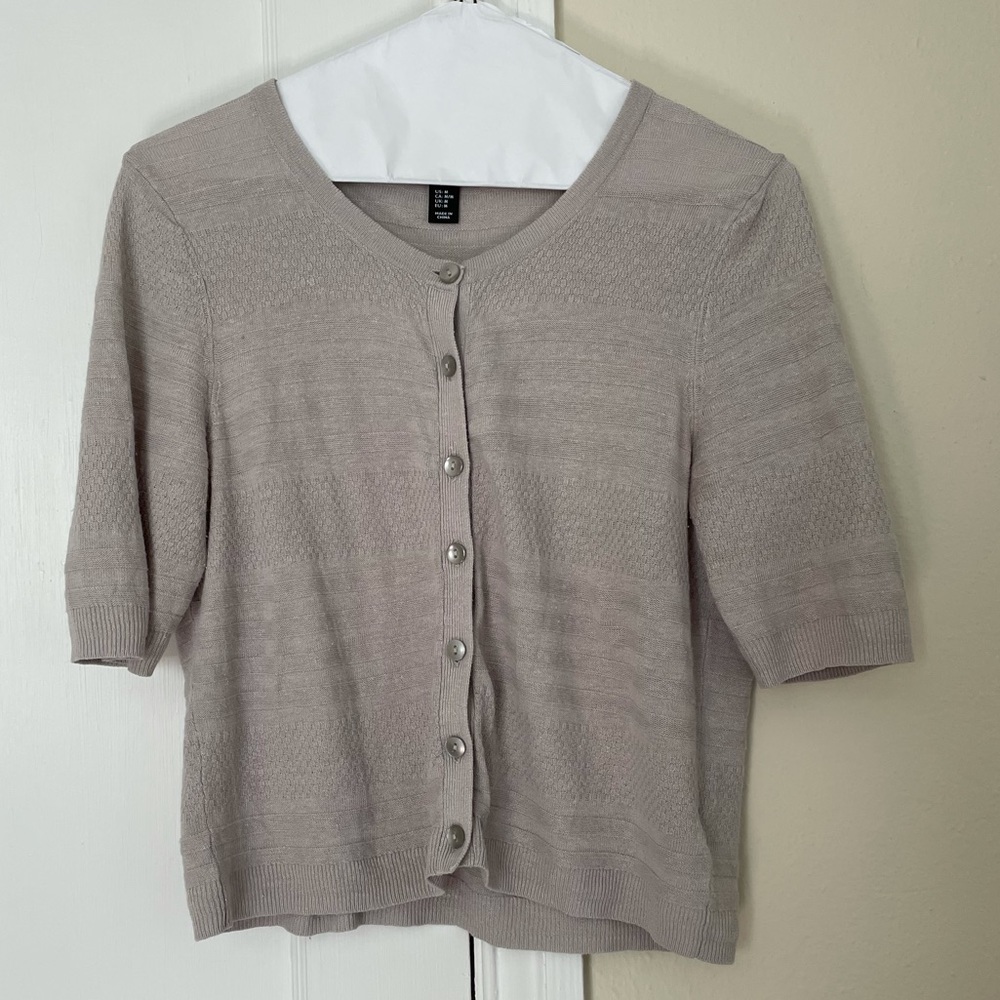 Jones & Co 3/4 Sleeve Cardigan